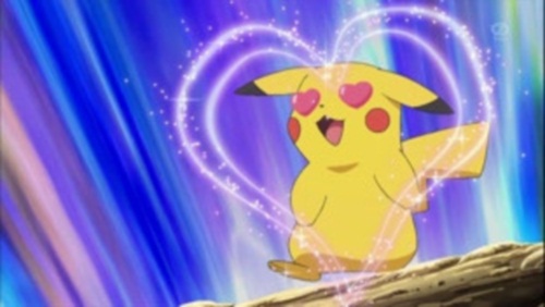 Pikachu enamorado