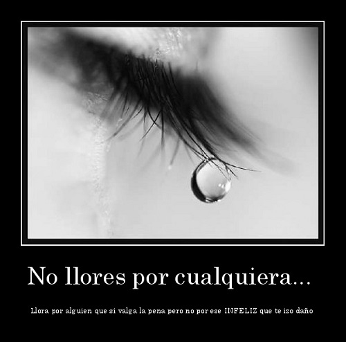 No llores